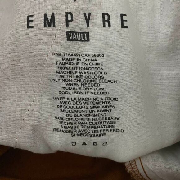 Empyre Vault Carpenter Pants Jeans Rust Brown Size 32 | Utility Workwear Style - Picture 10 of 15